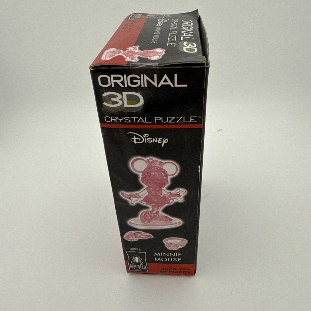 Disney Minnie Mouse 39 Piece Original‎ 3D Crystal Puzzle Pink 30982